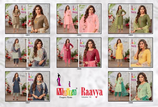 Maira Raavya Vol 10 Bombay silk Designer Readymade Suit